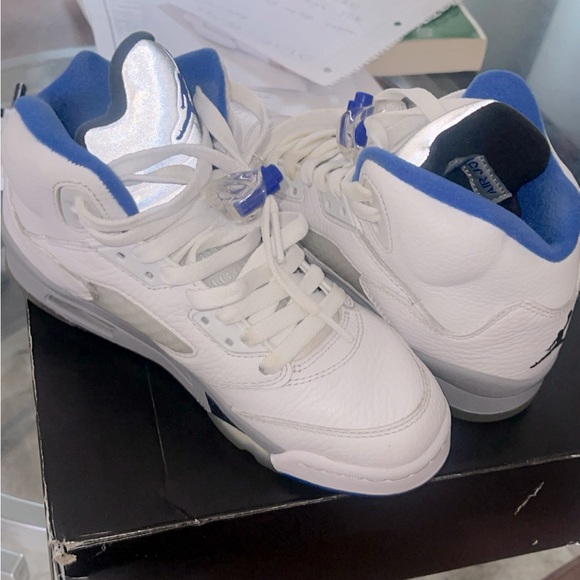 Air Jordan retro (GS) white stealth 4Y